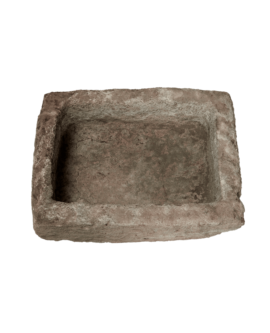 Vintage Limestone Trough - Rectangle from Indonesia - Planters, Fountains, & Water Features