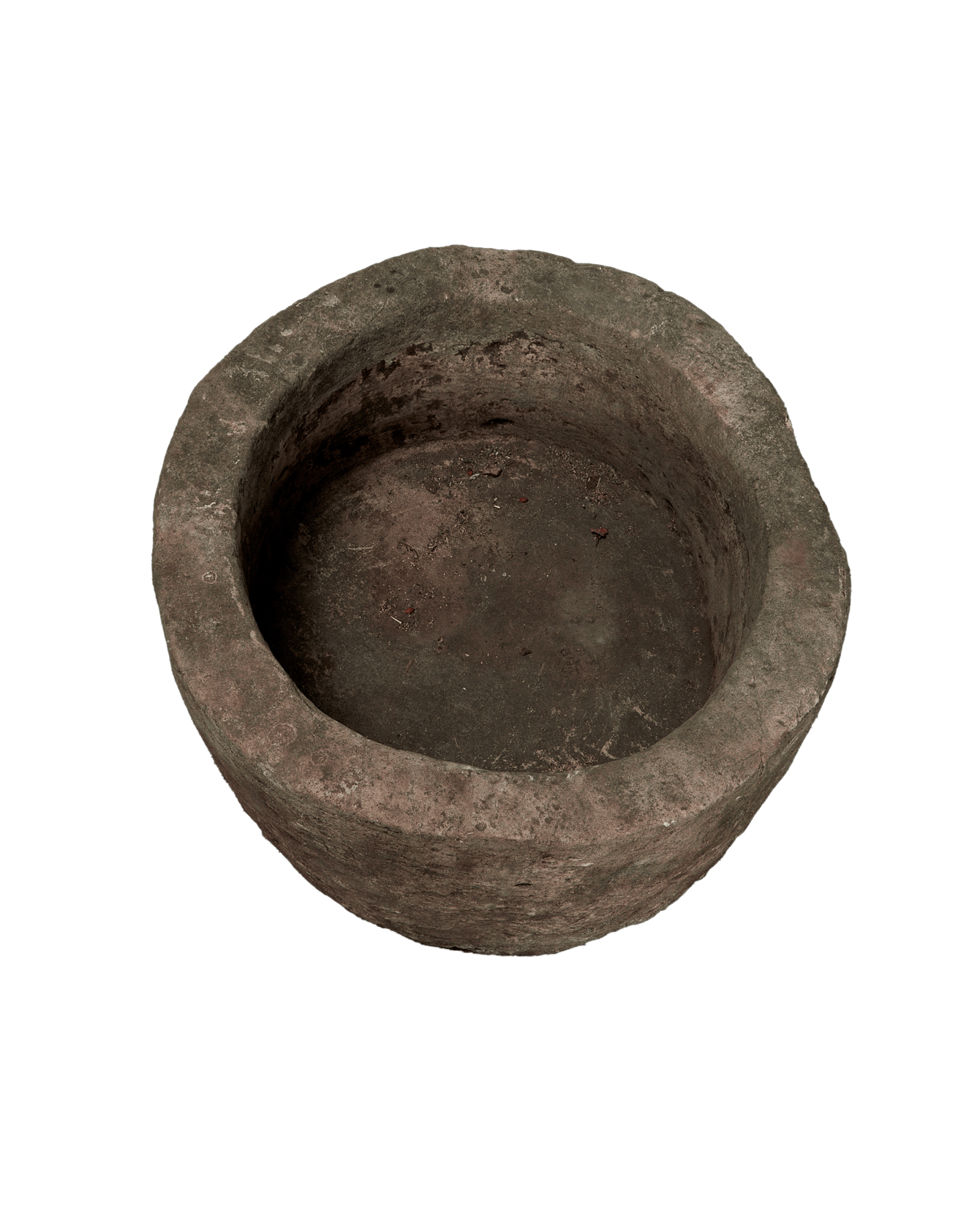 Vintage Limestone Trough - Round from Indonesia - Planters, Fountains, & Water Features