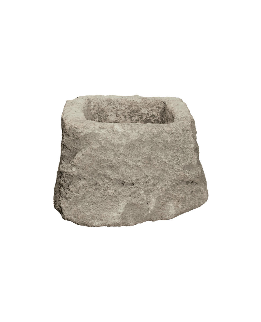 Vintage Limestone Trough - Rectangle from Indonesia - Planters, Fountains, & Water Features