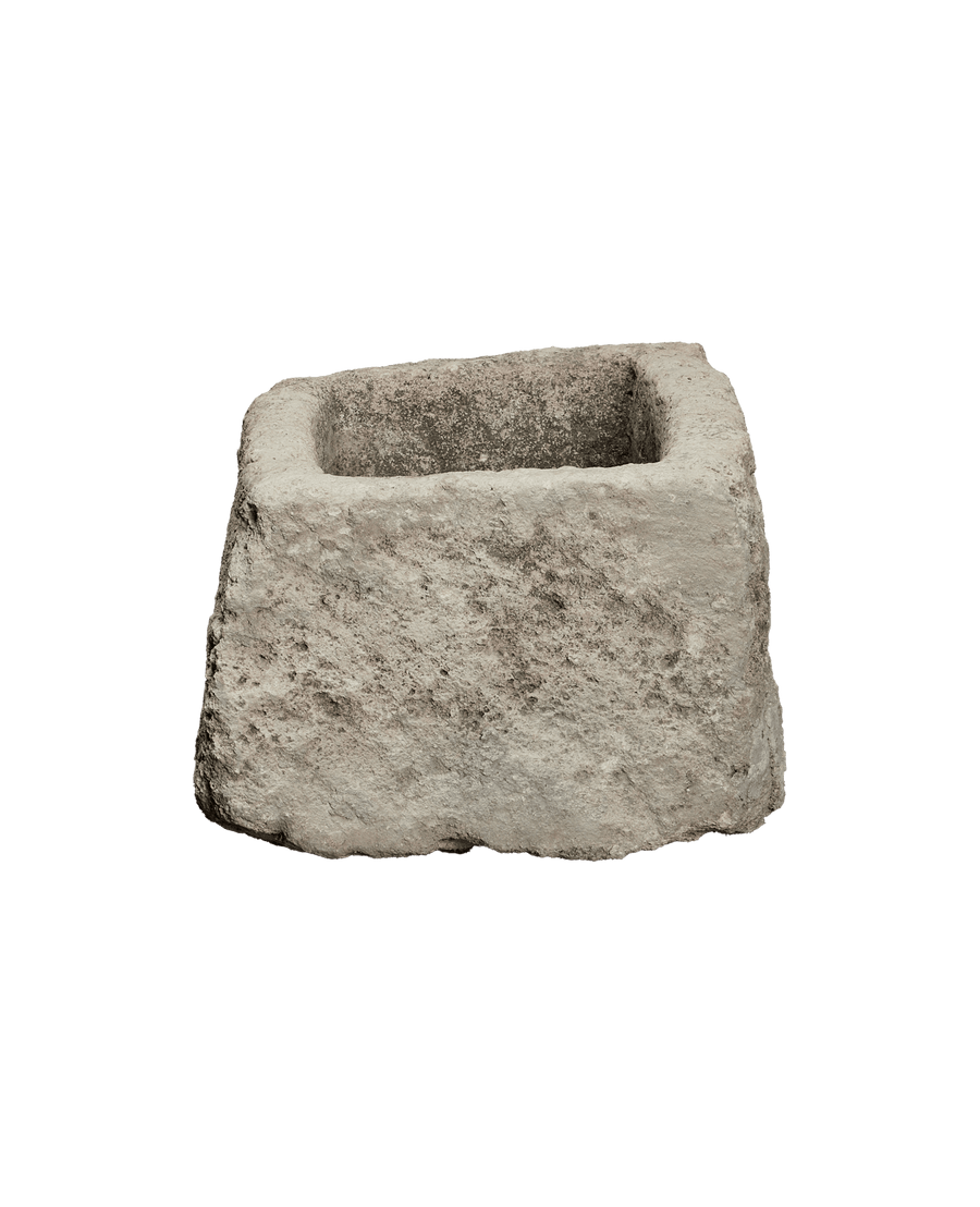 Vintage Limestone Trough - Rectangle from Indonesia - Planters, Fountains, & Water Features