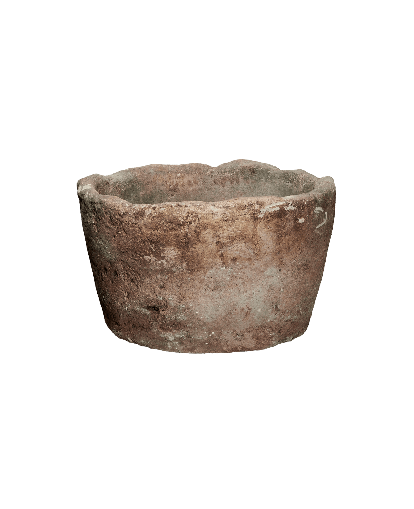 Vintage Limestone Trough - Round from Indonesia - Planters, Fountains, & Water Features