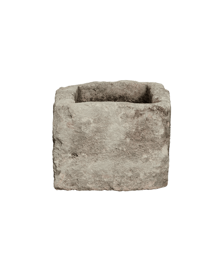 Vintage Limestone Trough - Rectangle from Indonesia - Planters, Fountains, & Water Features