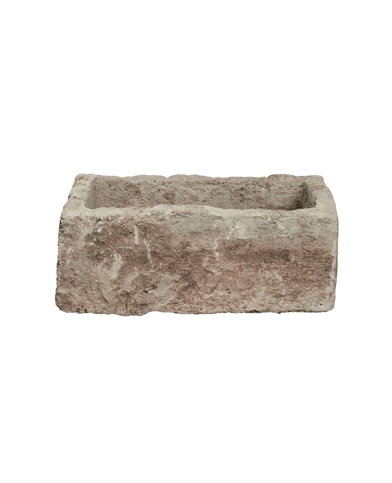 Vintage Limestone Trough - Rectangle from Indonesia - Planters, Fountains, & Water Features