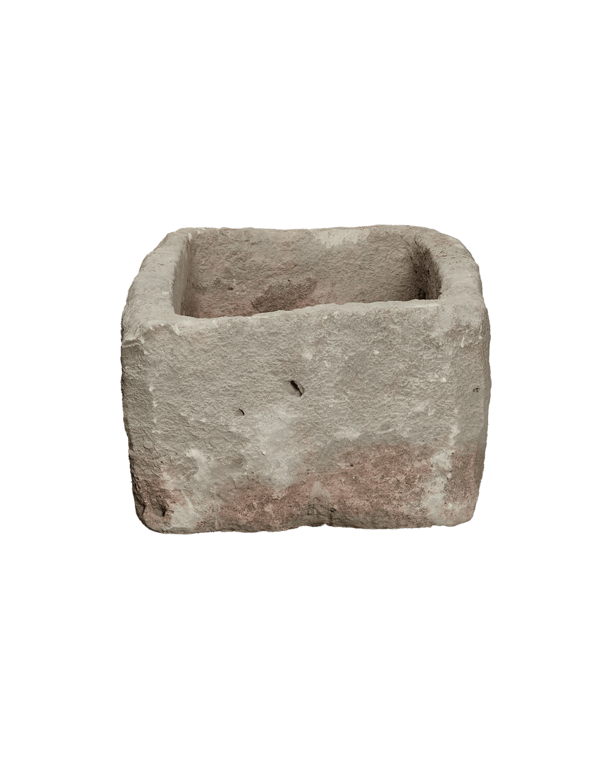 Vintage Limestone Trough - Rectangle from Indonesia - Planters, Fountains, & Water Features