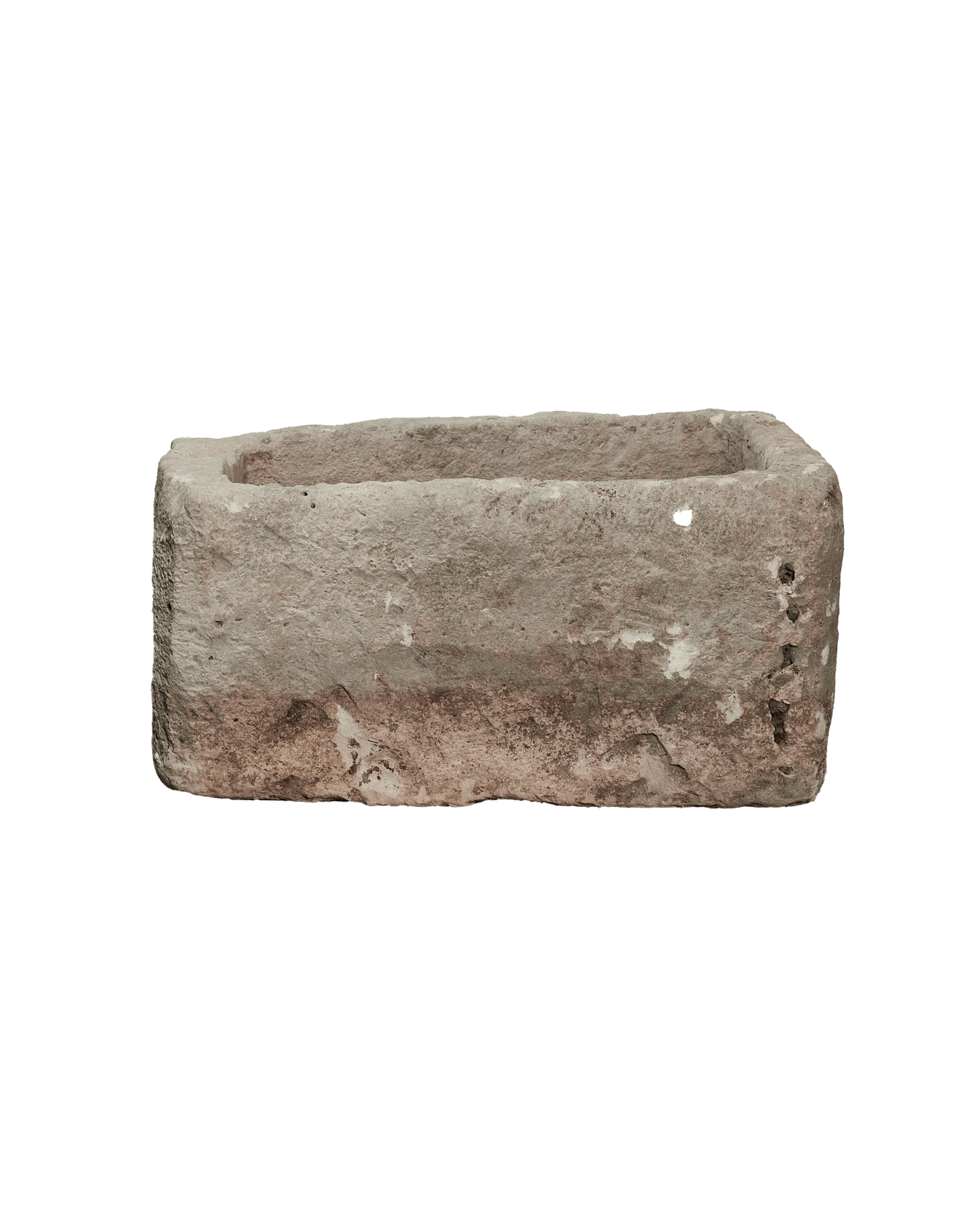 Vintage Limestone Trough - Rectangle from Indonesia - Planters, Fountains, & Water Features