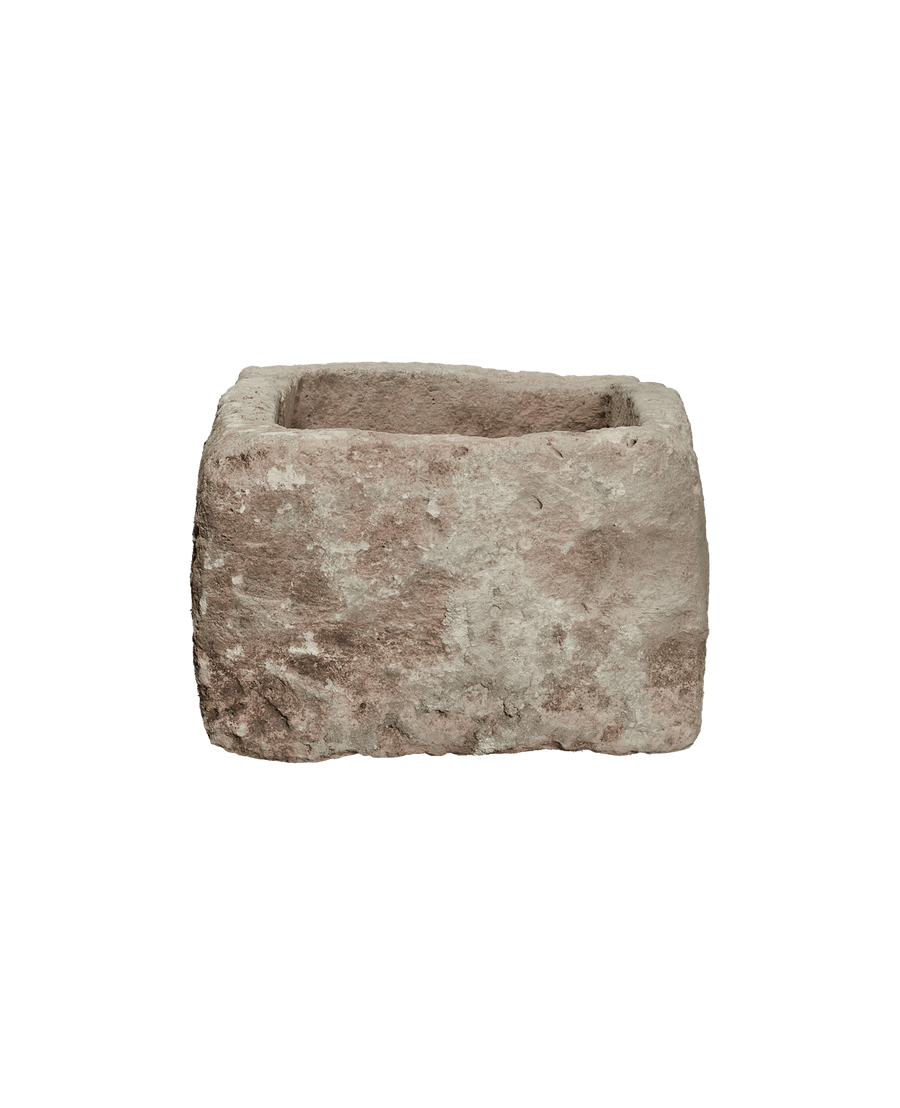 Vintage Limestone Trough - Rectangle from Indonesia - Planters, Fountains, & Water Features