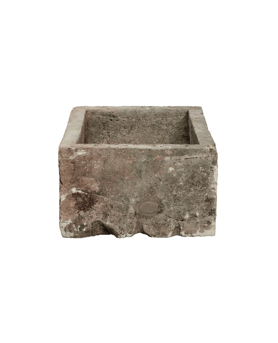 Vintage Limestone Trough - Rectangle from Indonesia - Planters, Fountains, & Water Features