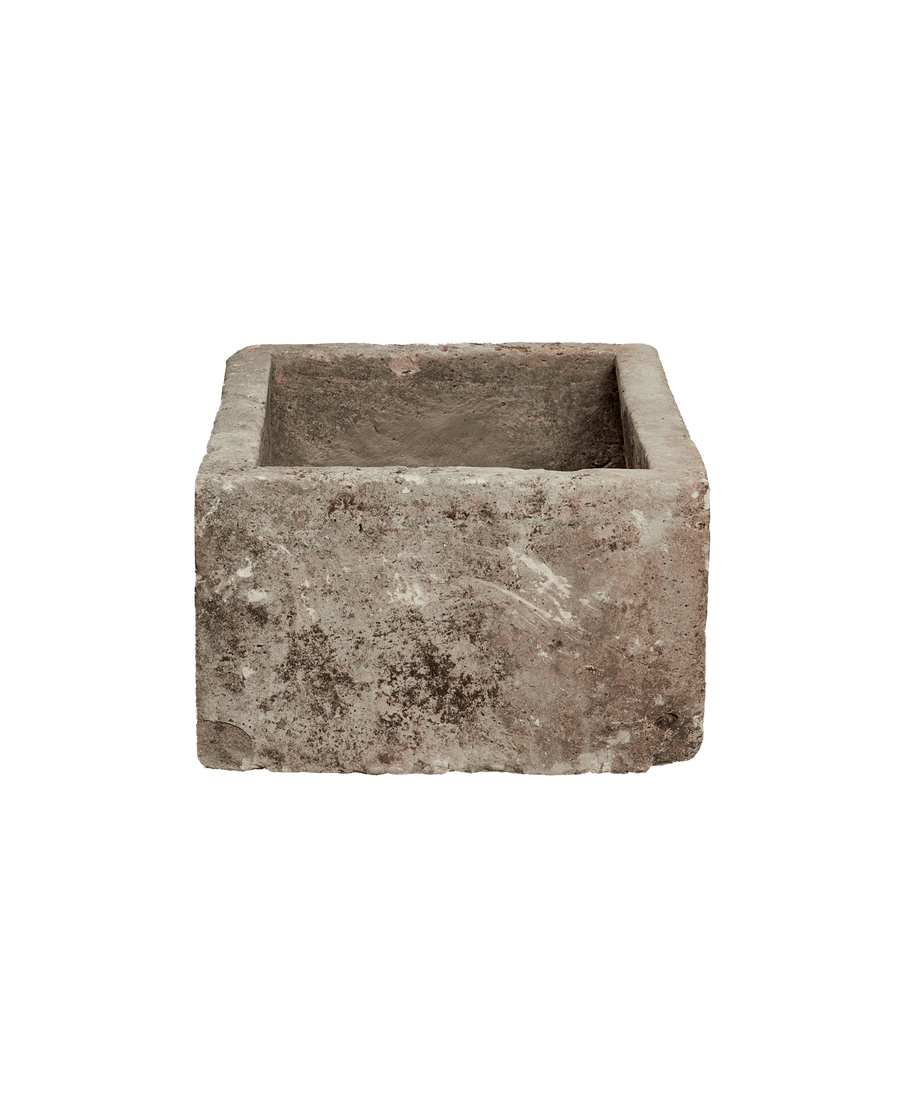 Vintage Limestone Trough - Rectangle from Indonesia - Planters, Fountains, & Water Features