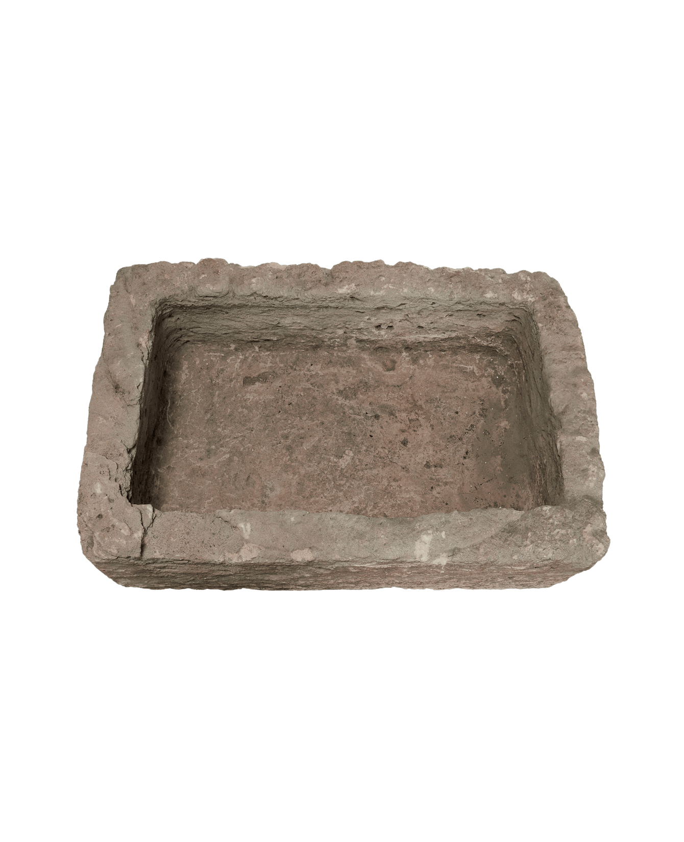 Vintage Limestone Trough - Rectangle from Indonesia - Planters, Fountains, & Water Features