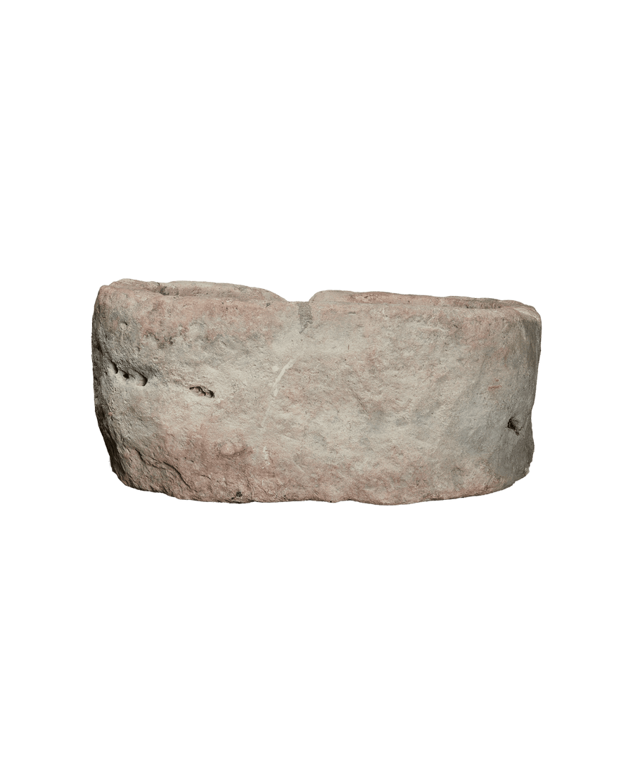 Vintage Limestone Trough - Oblong from Indonesia - Planters, Fountains, & Water Features