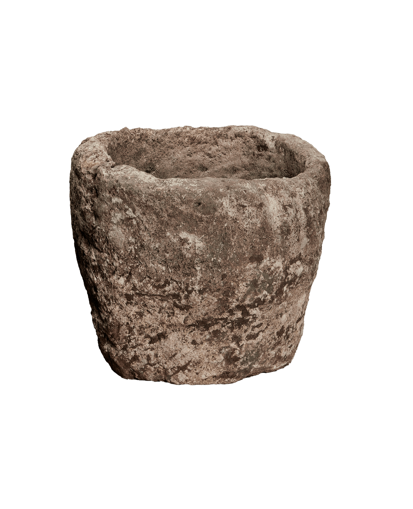 Vintage Limestone Trough - Round from Indonesia - Planters, Fountains, & Water Features
