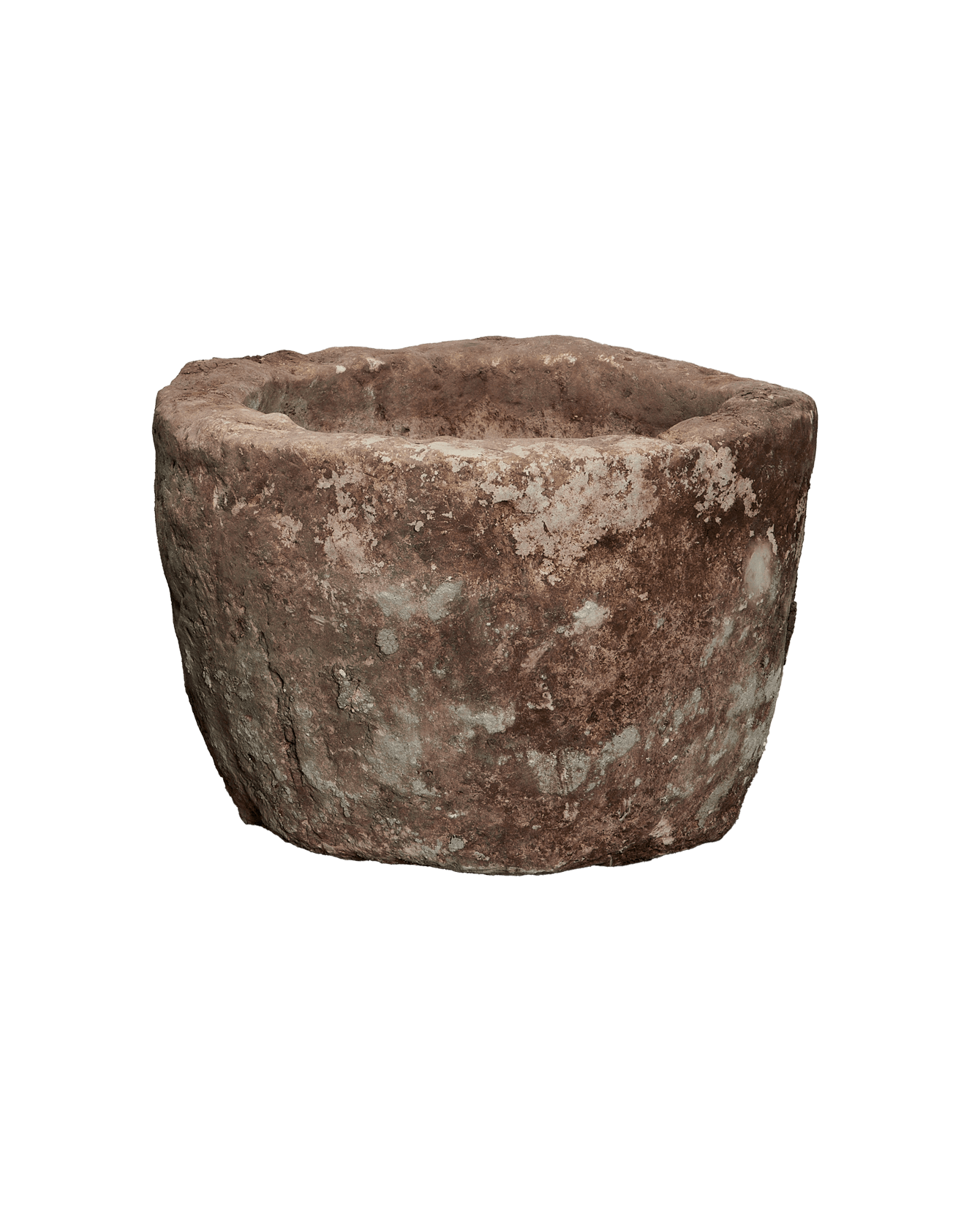 Vintage Limestone Trough - Round from Indonesia - Planters, Fountains, & Water Features