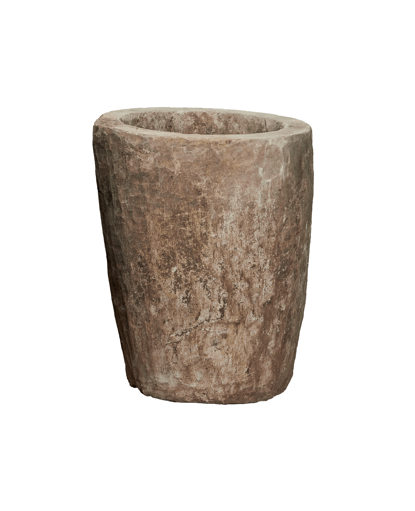 Reproduction Limestone Trough - Round from Indonesia - Planters, Fountains, & Water Features