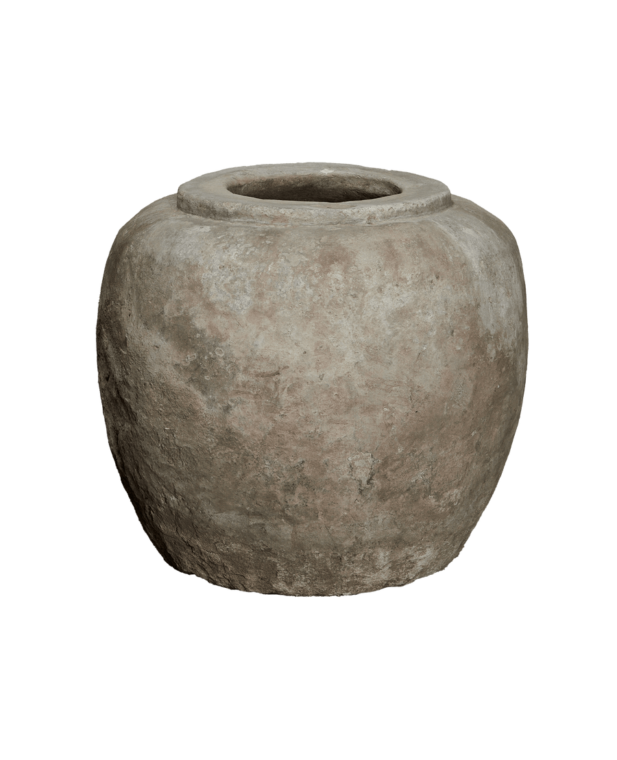 Vintage Limestone Trough - Pot from Indonesia - Planters, Fountains, & Water Features