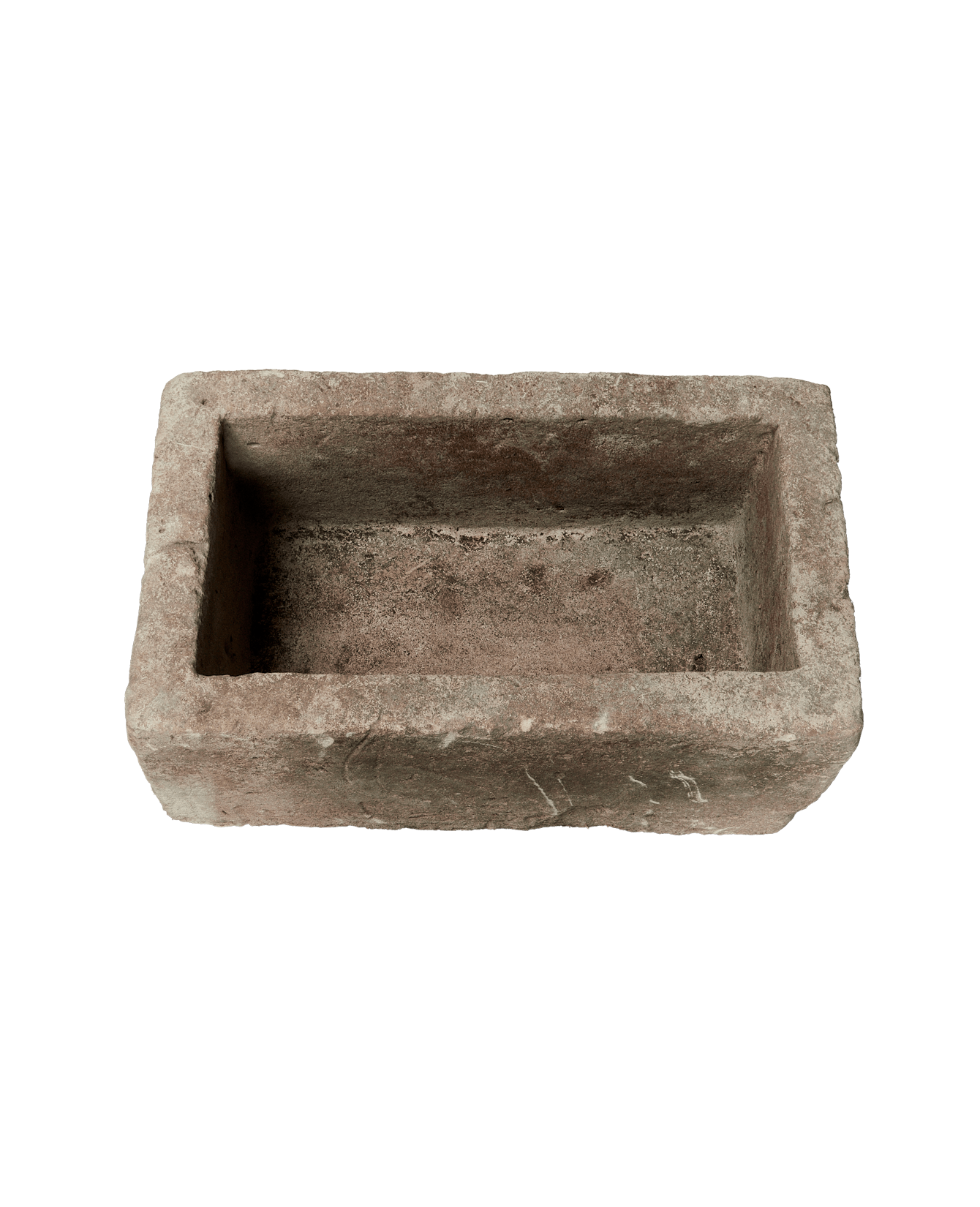 Vintage Limestone Trough - Rectangle from Indonesia - Planters, Fountains, & Water Features