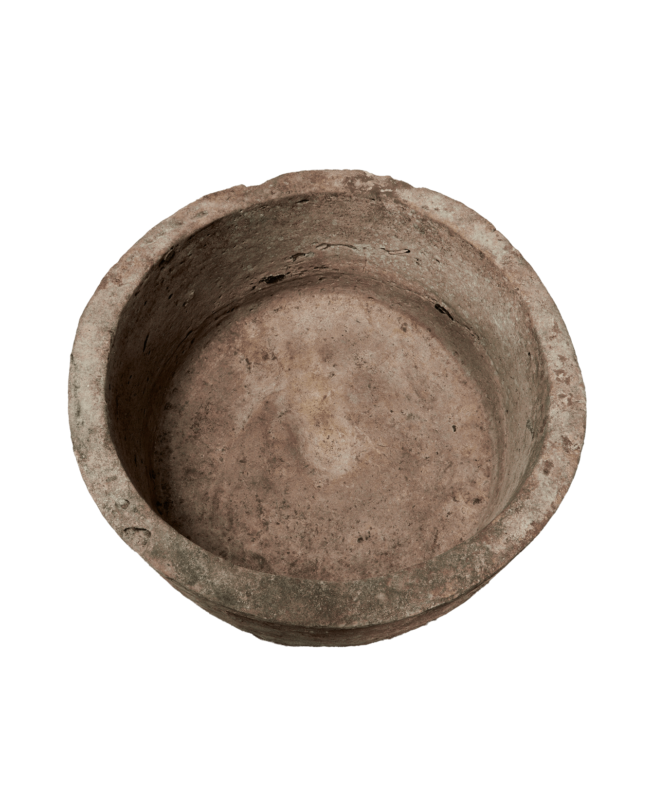 Vintage Limestone Trough - Round from Indonesia - Planters, Fountains, & Water Features