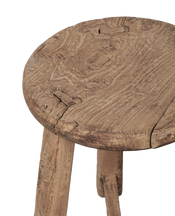 Round Elm Stool