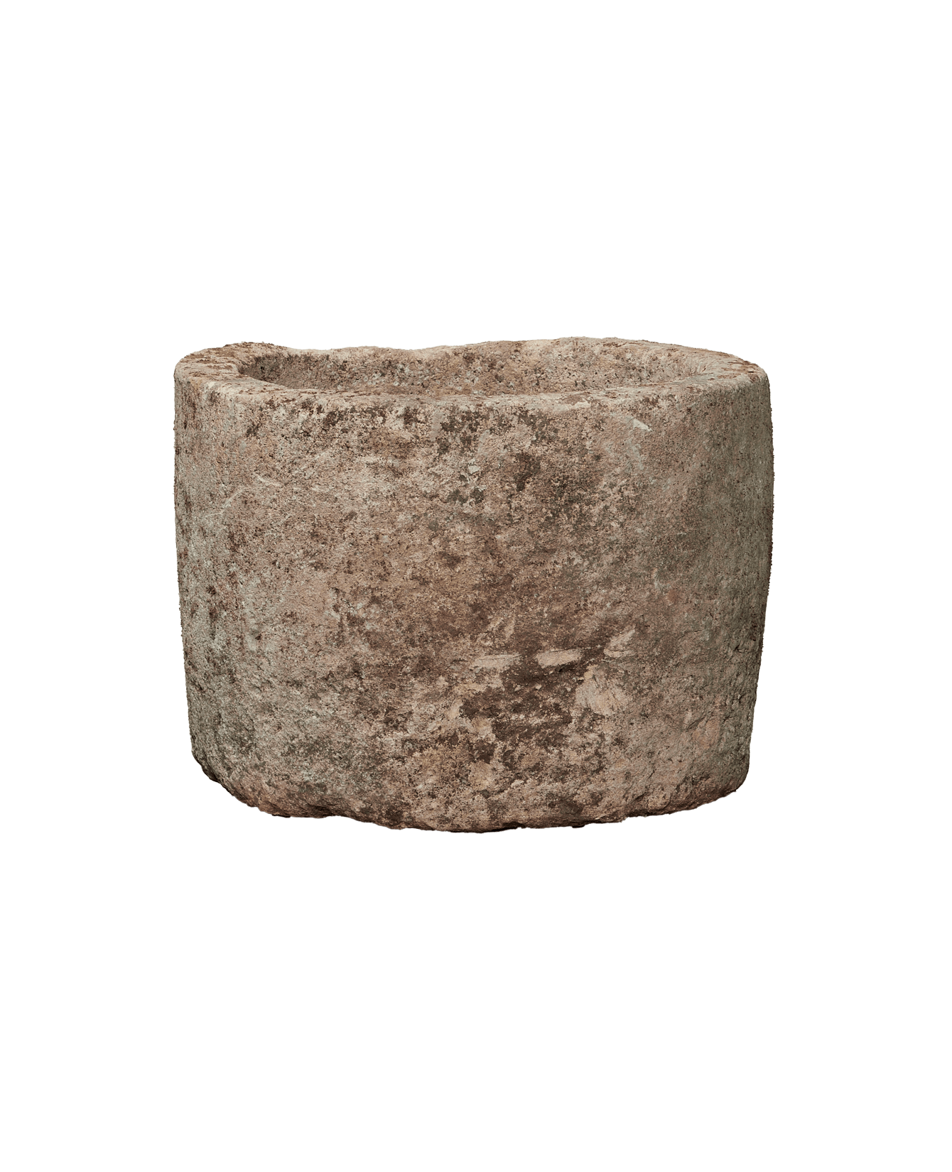 Vintage Limestone Trough - Round from Indonesia - Planters, Fountains, & Water Features
