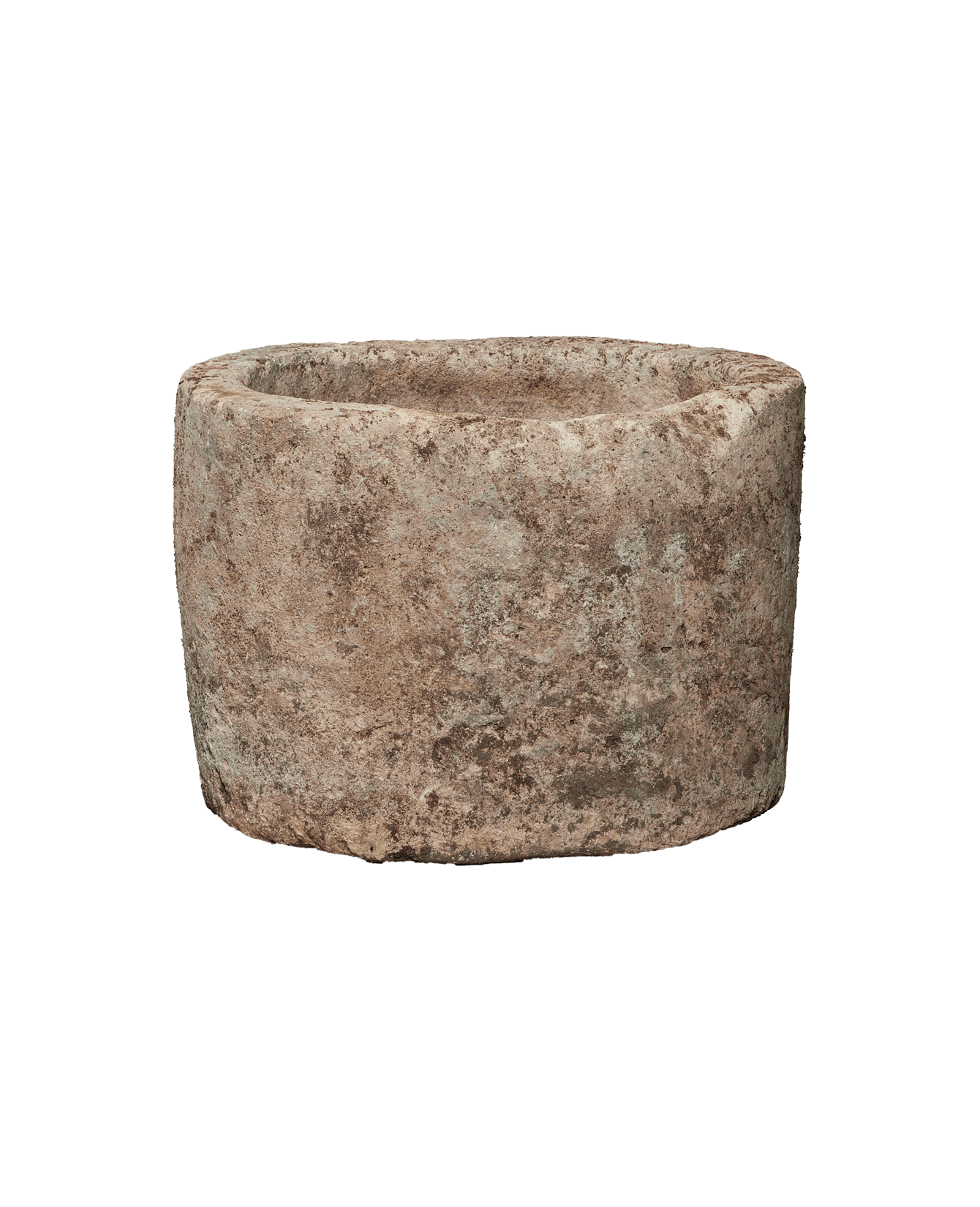 Vintage Limestone Trough - Round from Indonesia - Planters, Fountains, & Water Features