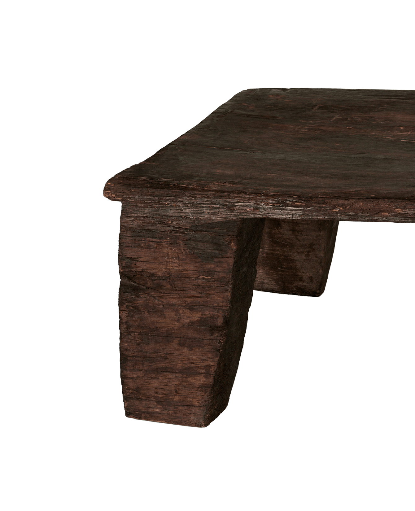 Antique Nagaland Coffee Table from India made of Wood