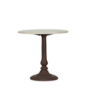 Marble Bistro Table - Round Deco