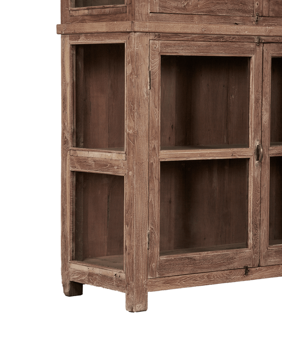 Wood Cabinet - 2 Piece