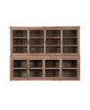 Wood Cabinet - 2 Piece