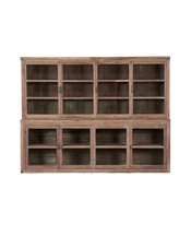 Wood Cabinet - 2 Piece