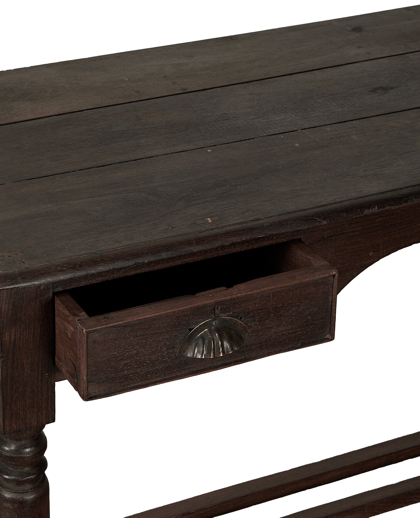Vintage Wood Desk from India made of Wood