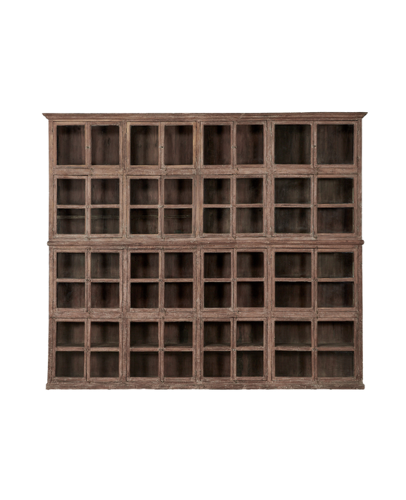 Wood Cabinet - 2 Piece