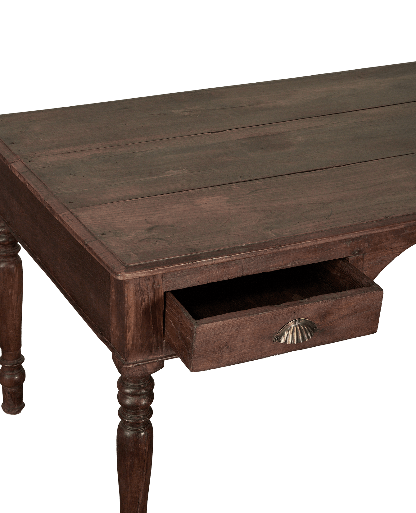 Vintage Wood Desk from India made of Wood
