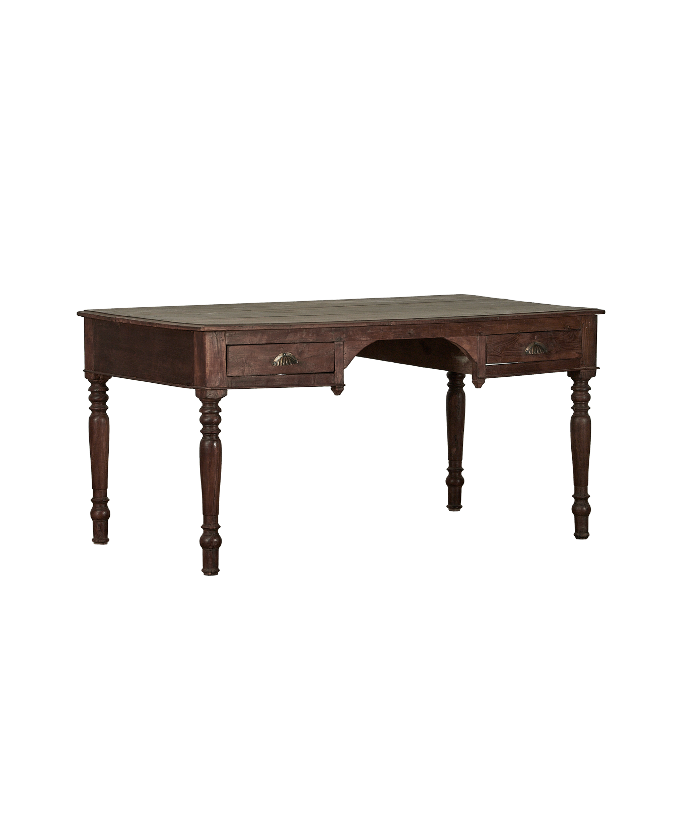 Vintage Wood Desk from India made of Wood