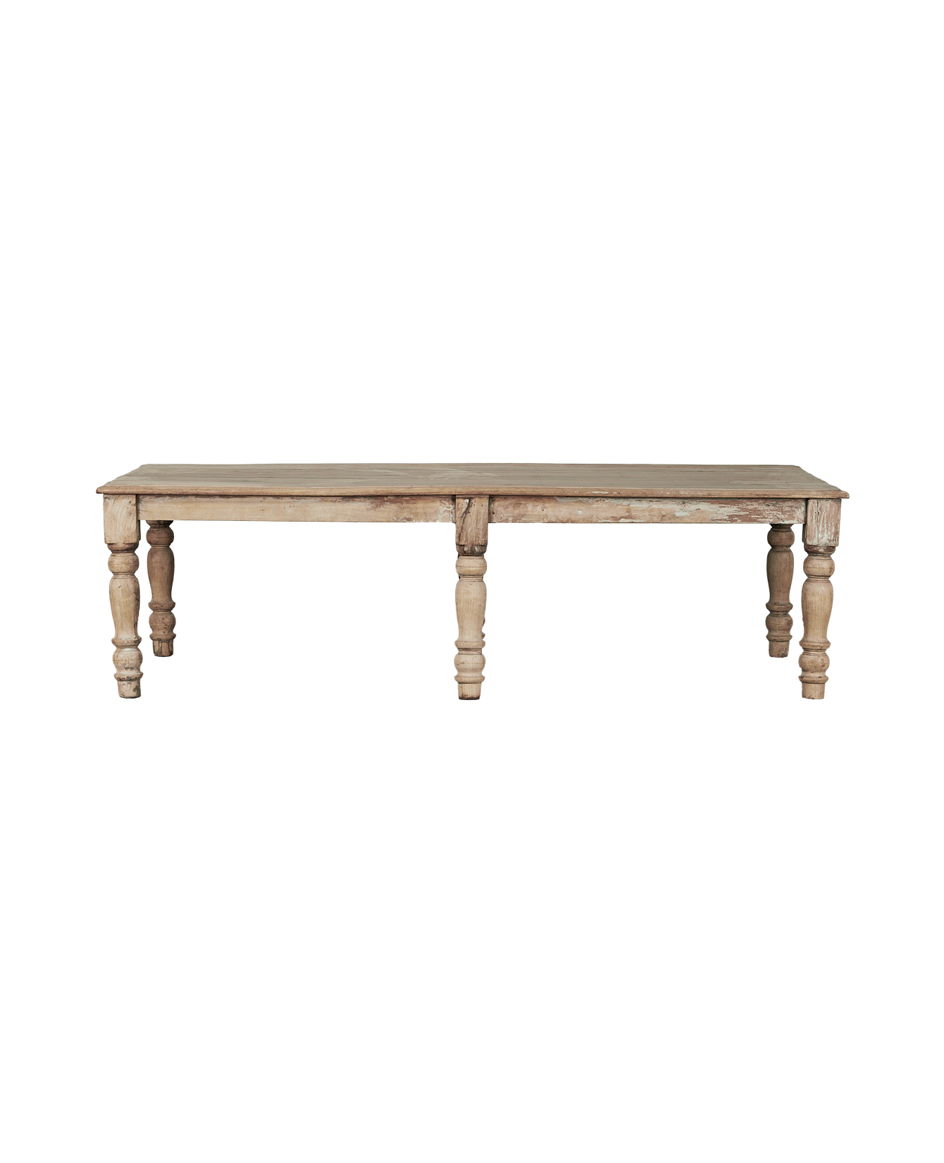 Vintage Wood Dining Table from India made of Wood
