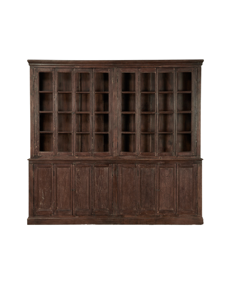 Wood Cabinet - 2 Piece