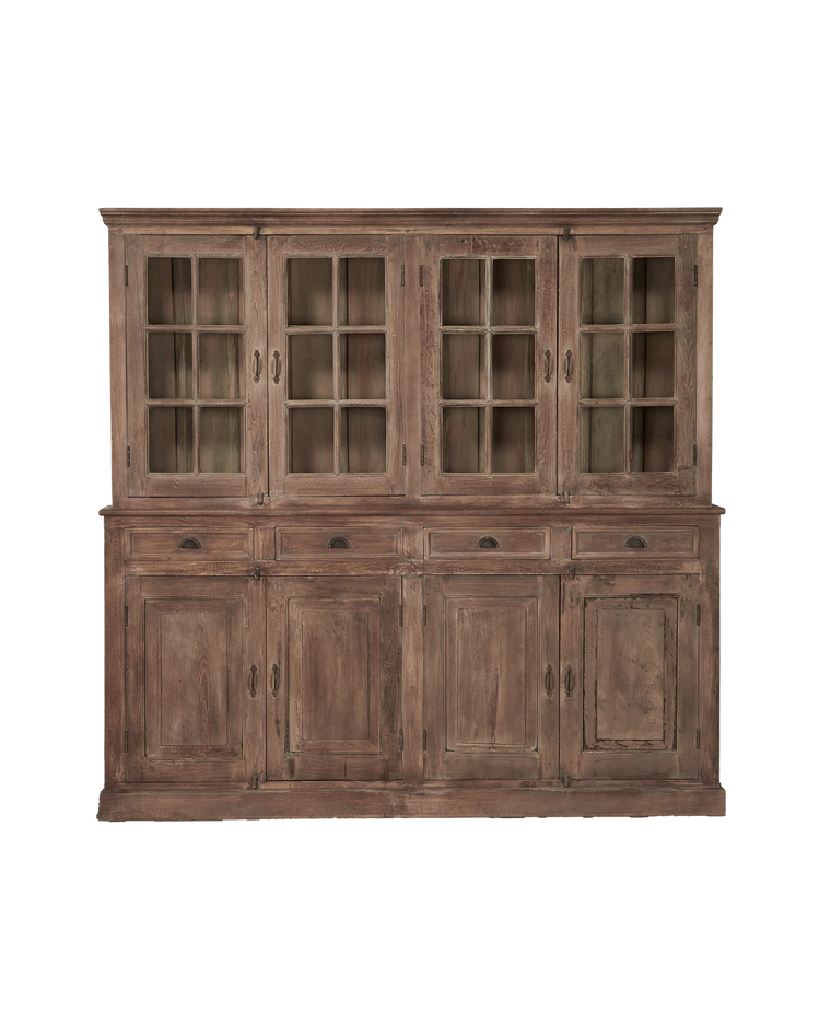 Wood Cabinet - 2 Piece