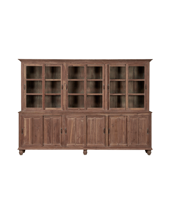 Wood Cabinet - 2 Piece