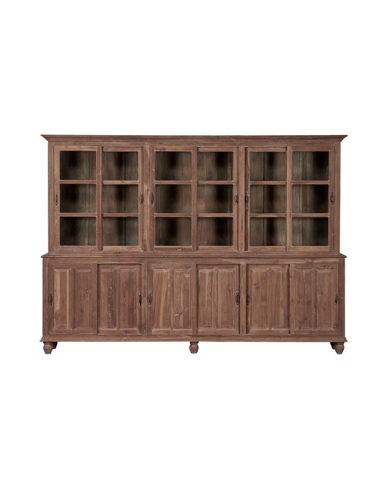 Wood Cabinet - 2 Piece