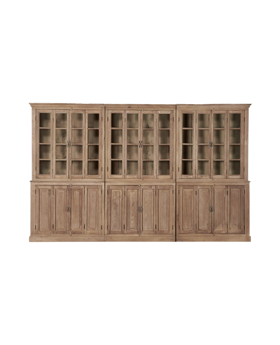 Wood Cabinet - 6 Piece