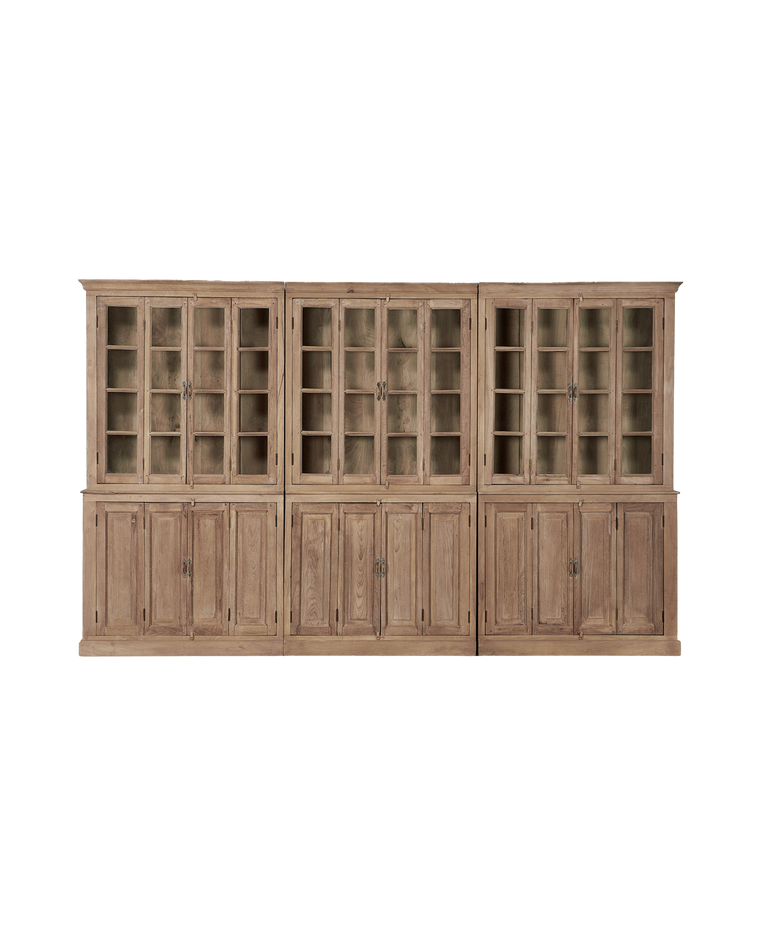 Wood Cabinet - 6 Piece