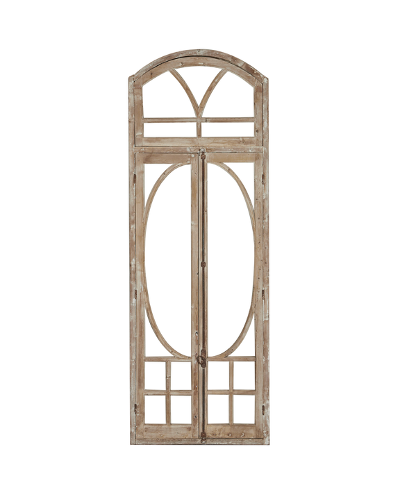 Wood Window Pane - Arched Top