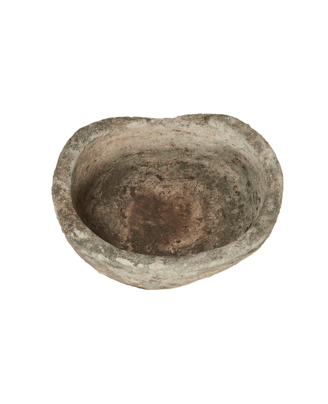 Vintage Limestone Trough - Round from Indonesia - Planters, Fountains, & Water Features