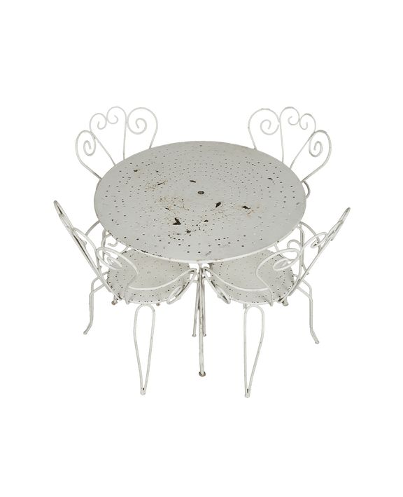 Shell Garden Table 5pc Set