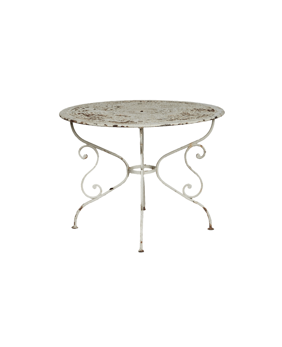 Vintage Garden Dining Table from France made of Metal