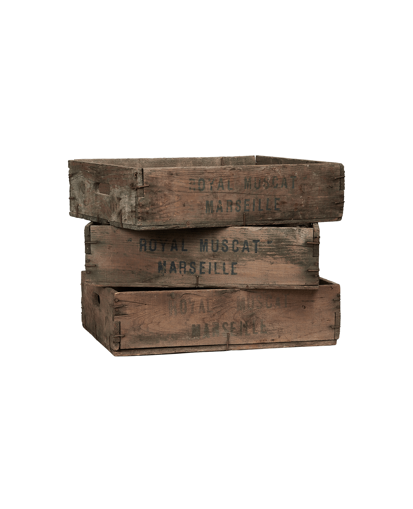 Vintage Marseille Crate from France made of Wood