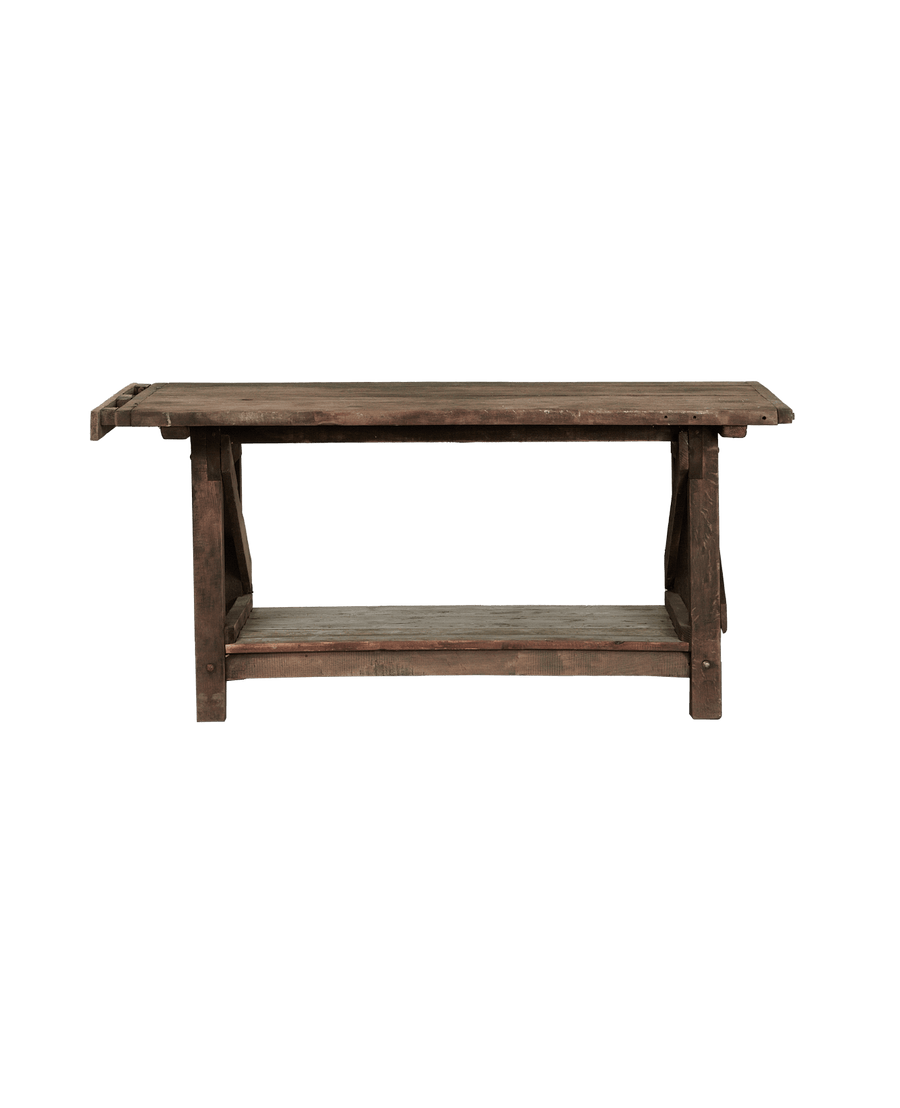 Vintage Work Bench Island from France made of Wood