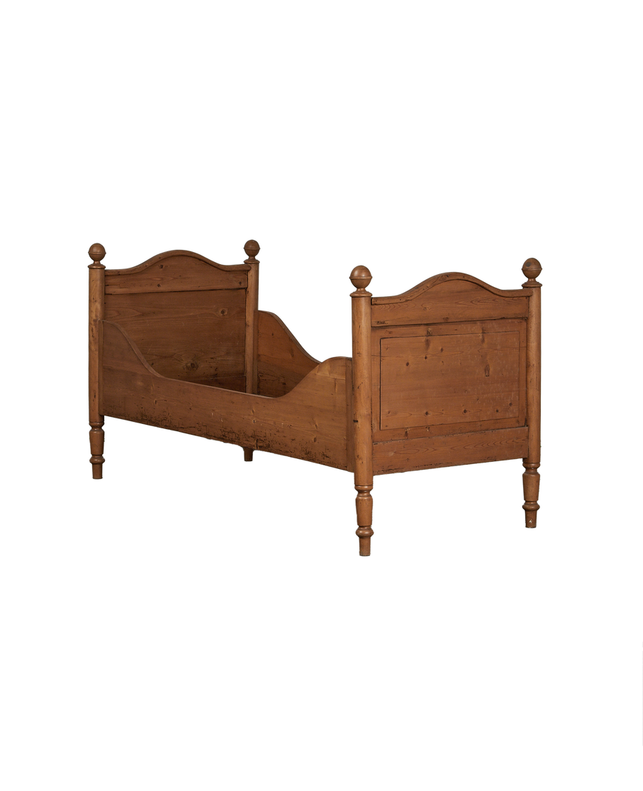 Vintage Bed Frame from France made of Wood