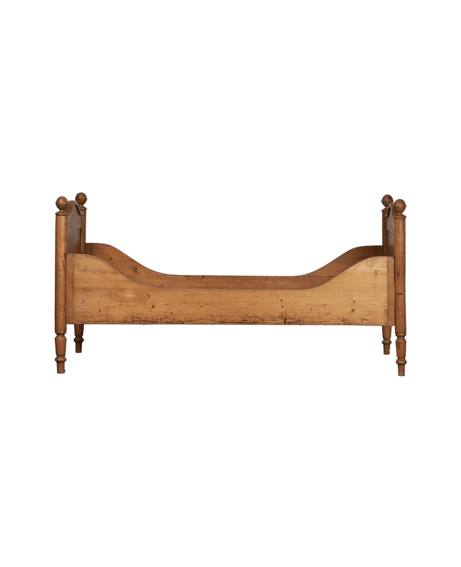 Vintage Bed Frame from France made of Wood