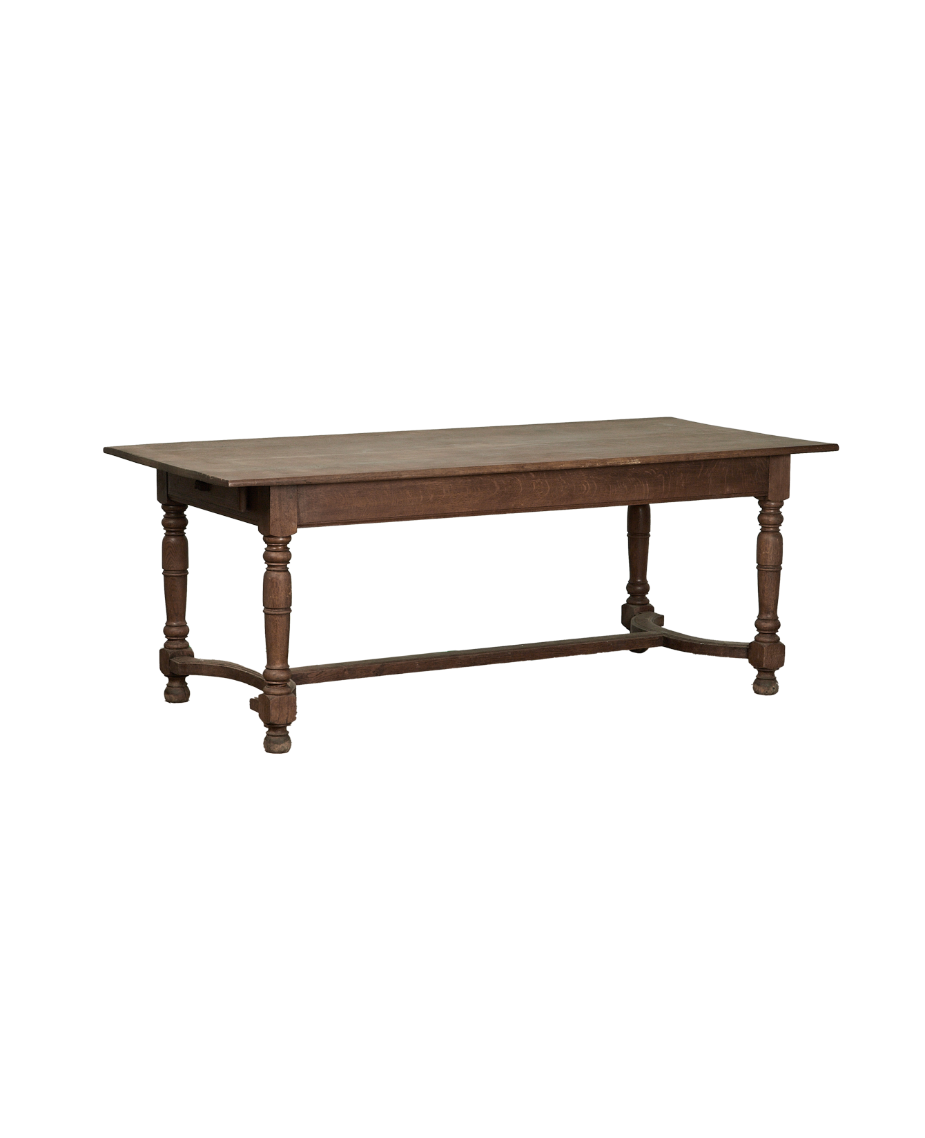 Vintage Oak Dining Table from France made of Wood