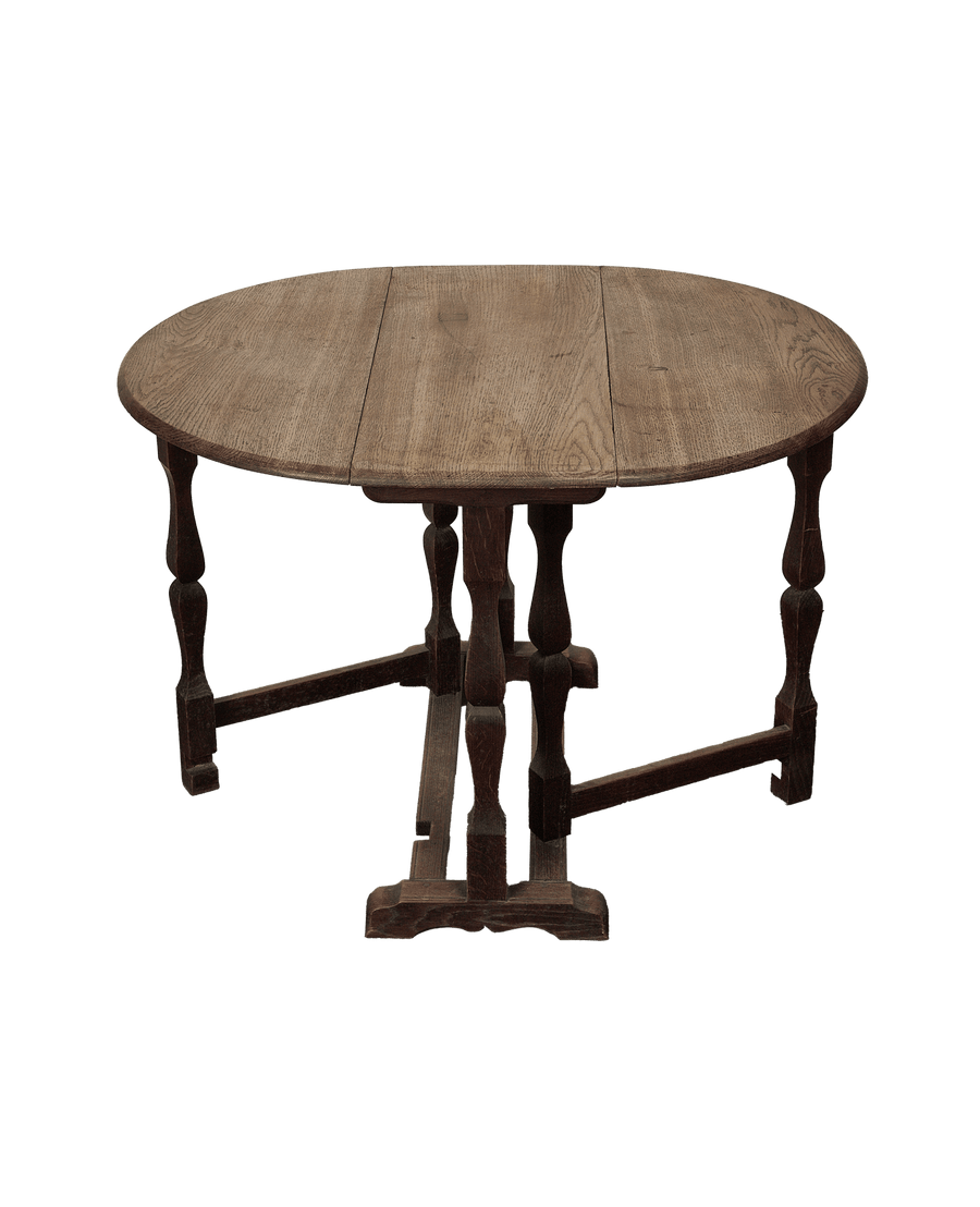 Vintage Gate Leg Table from France made of Wood