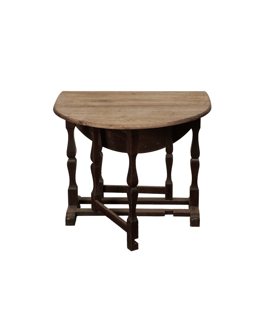 Vintage Gate Leg Table from France made of Wood